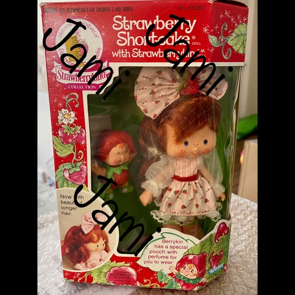 18 NIB STRAWBERRY SHORTCAKE DOLLS VINTAGE BERRYKIN - Picture 2 of 16